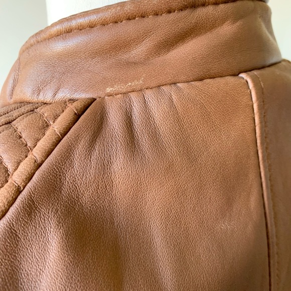 ZARA Women's Leather Biker Jacket - Picture 15 of 15